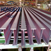 Viga de acero de sección H de brida ancha laminada en caliente de primera calidad ASTM A36 A572 Viga de acero estructural H/I Q235 SS400 Viga de carbono/acero dulce/galvanizada en H para construcción Haz universal en forma de MS H 